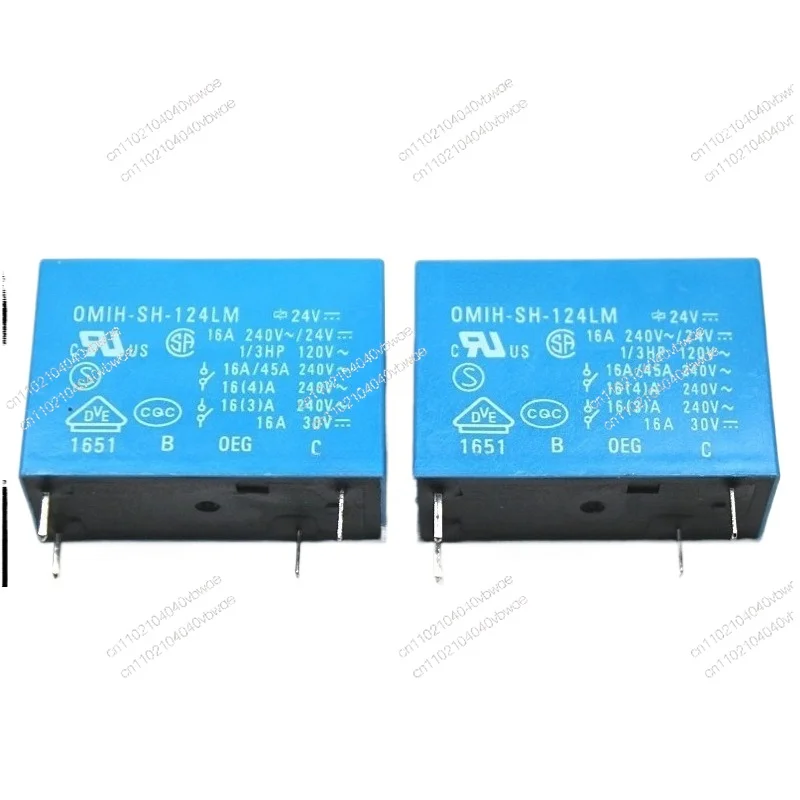 10PCS  Relays OMIH-SS-112LM OMIH-SS-124LM 12V 24V 4PIN 16A 240V A Group Of Normally Open