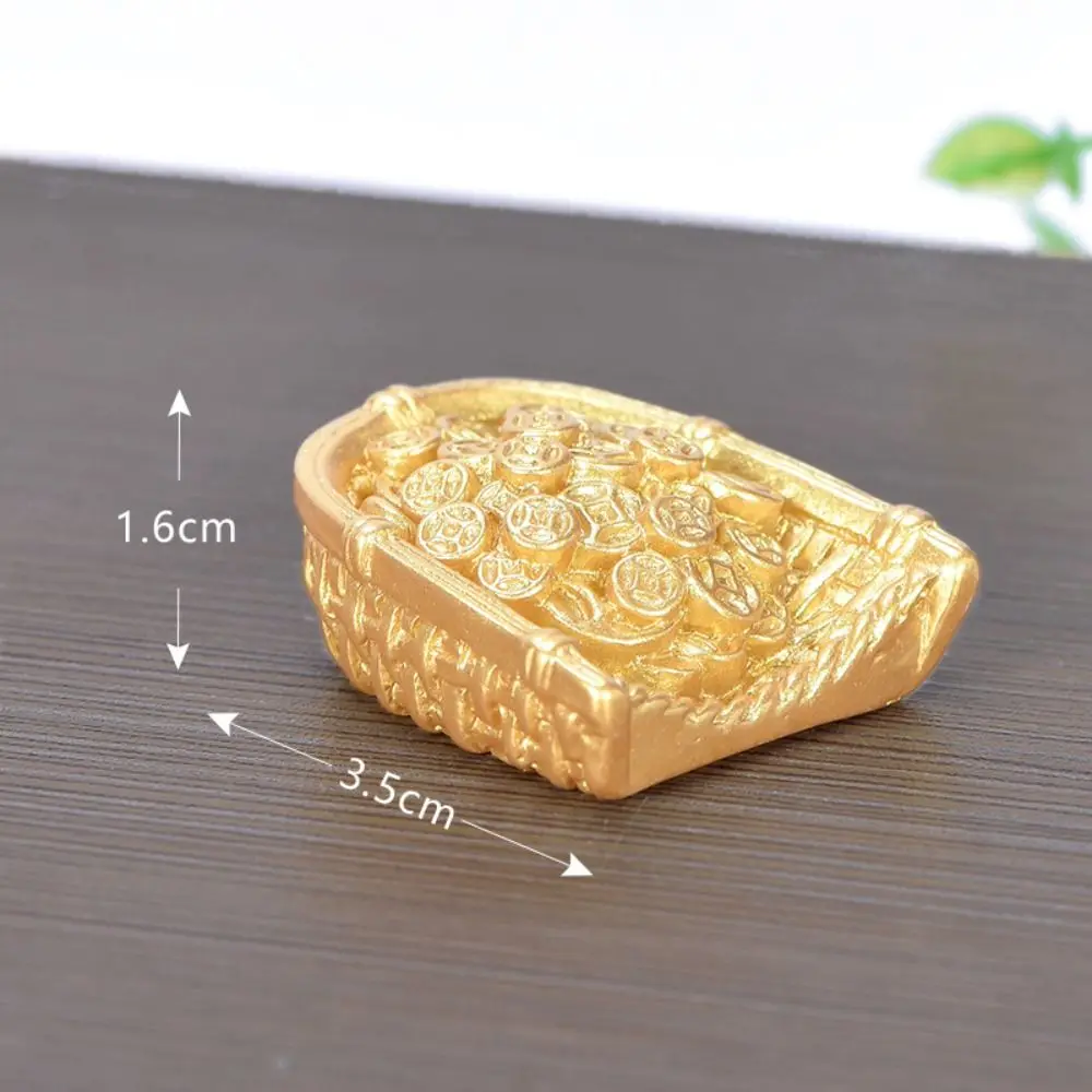 Wealth Rolling Desktop Decor DIY Ornaments New Year Decorations Fortune Trinkets Small Ornament Figurine Auspicious Ornaments