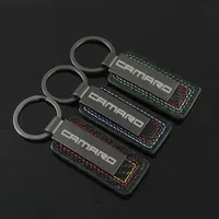 Car Alloy KeyRing Keychain Holder Gift Styling for CAMARO Emblem 2021 2023 Key Chain Ring Pendant Key Buckle Vehicle Accessories