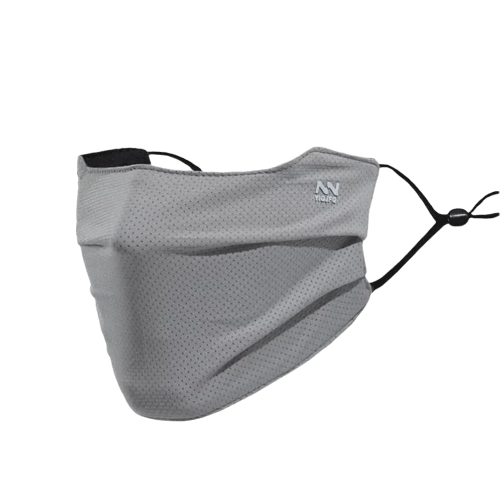 

Nylon Face Cover Sun Protection Face Mask Reusable Breathable UV Face Shield Washable Solid Color Ice Silk Face Mask