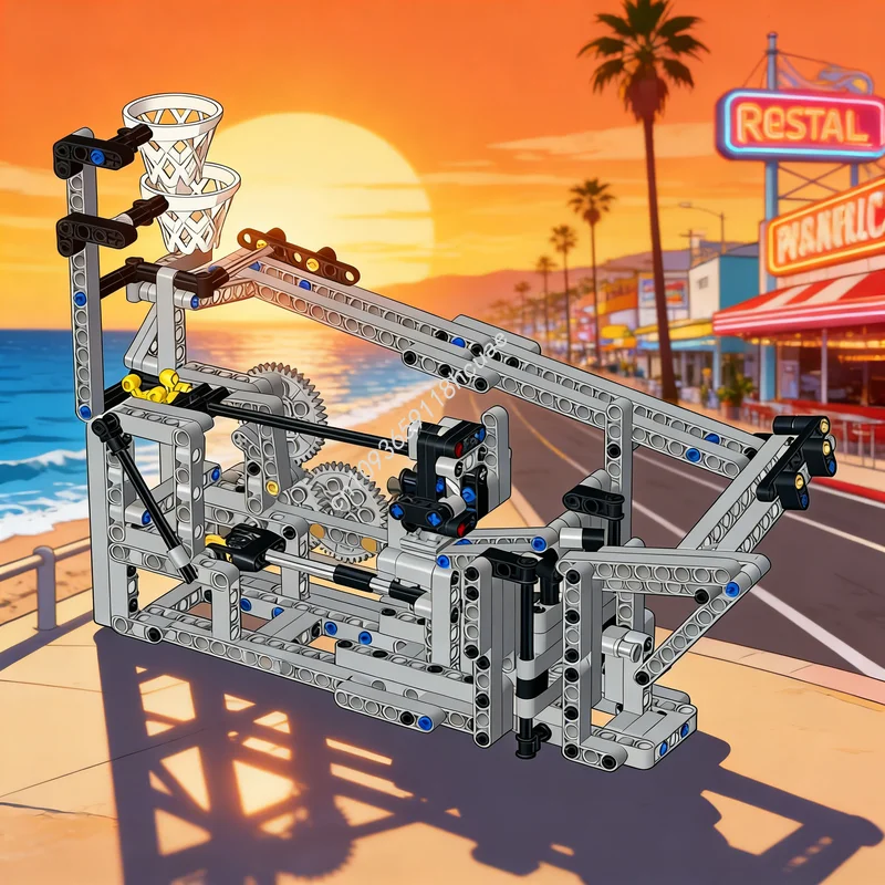 405 Piezas MOC GBC PL, Bloques de Construcción de Modelos Técnicos, Arquitectura, Ensamblaje, Regalos de Navidad, Idea Creativa, Juguete Educativo de Ladrillos