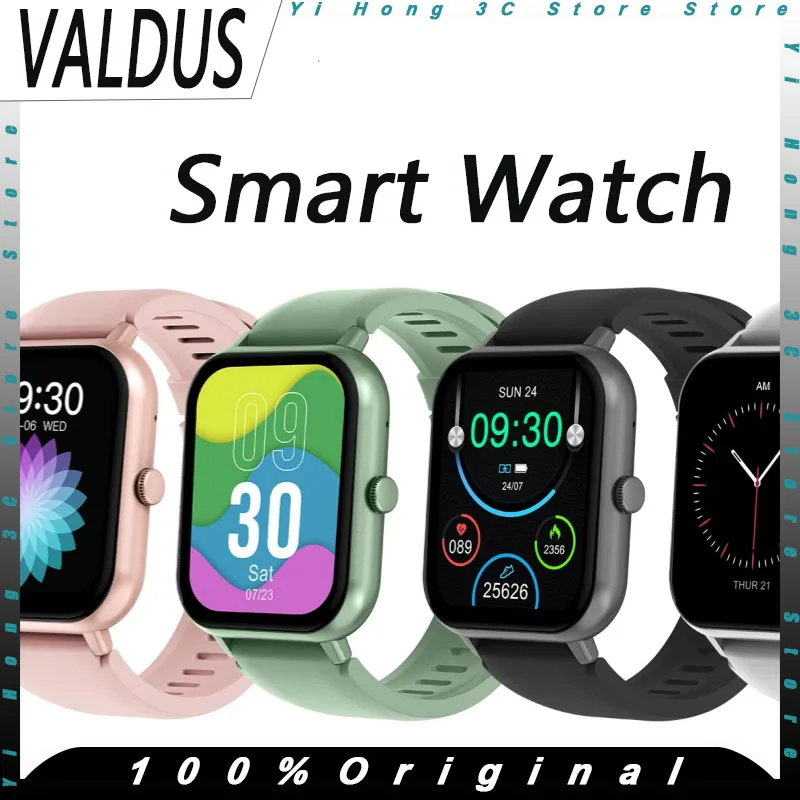 

VALDUS VS04 Смарт-часы Bluetooth Вызов Фитнес Спорт IP68 Водонепроницаемые Смарт-часы с длительным сроком службы батареи на заказ Подарок