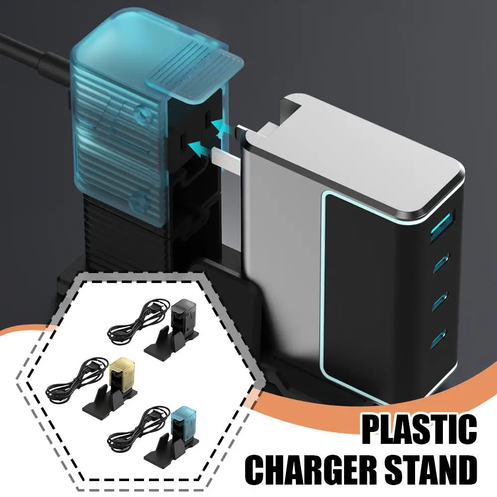 

Desktop Adapter Stand Kit For Ugreen CUKTECH 140W Gan Charger Height Size Adjustable Holder With Female To Male Extension C Z7V1