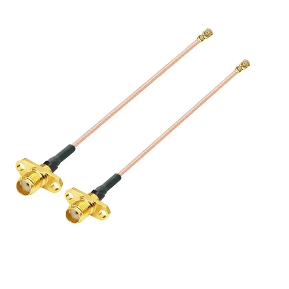 SMA Weibliche Jack 2-loch Panel zu U.FL RG178 Kabel Buchsen Jack Anschlüsse Adapter für Wifi Router GPS AP NEUE Großhandel – Detail 5
