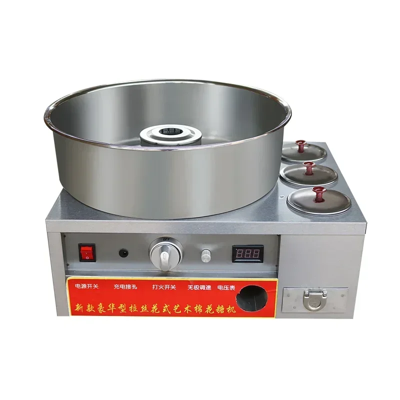 Gas fancy marshmallow machine spinning marshmallow machine for stalls electric marshmallow machine