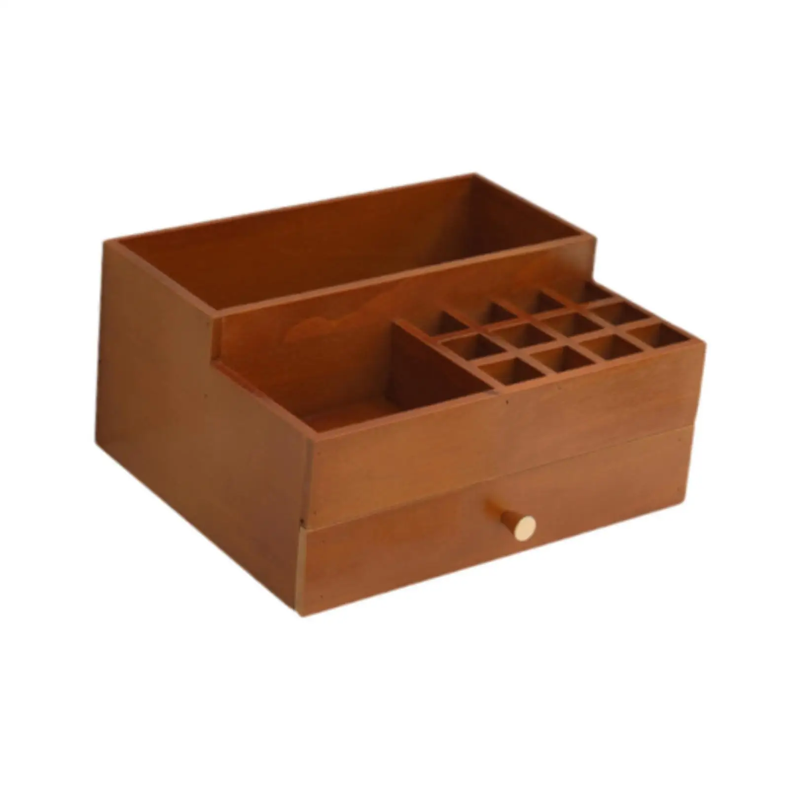 

Шкатулка для драгоценностей, 3-слойный ящик для хранения косметики в деревенском стиле для домашнего офиса, косметики