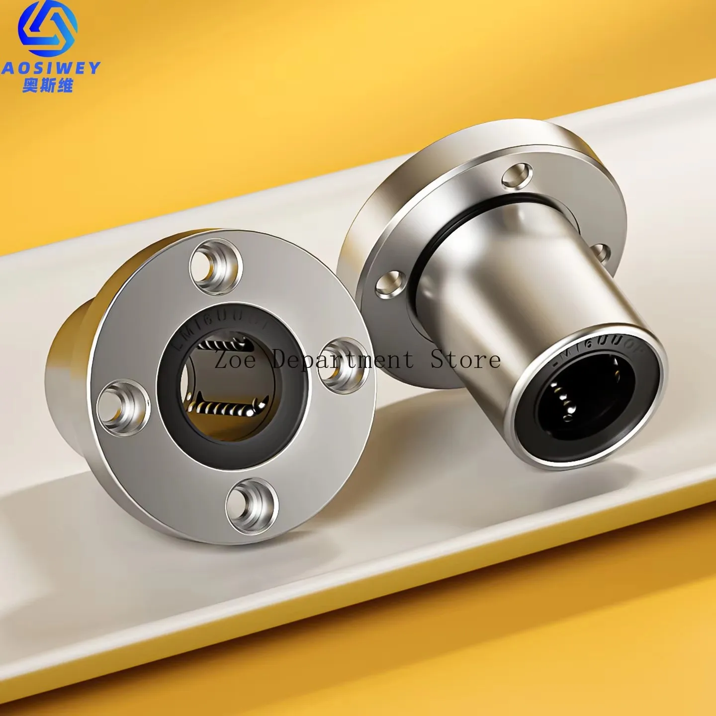 Round Flange Linear Motion Bearing Sliding LMF6 8 10 12 13 16 20 25 30 35 40 50UU