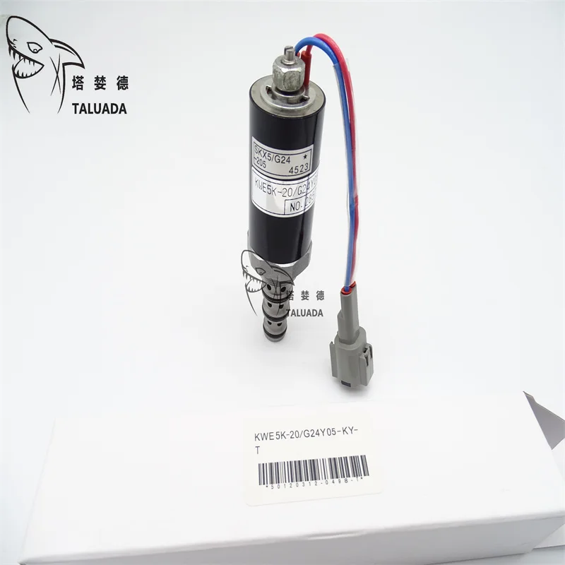 

Kato Excavator Parts HD820-1 Rotary Solenoid Valve HD820-2 HD820-3 HD820 Hydraulic Pump Solenoid Valve KWE5K-20-G24Y05-KY-T