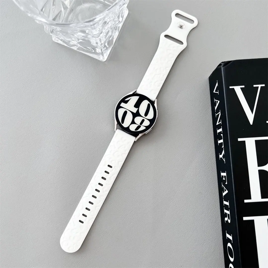 22 مللي متر ليوبارد سيليكون حزام محفورة الفرقة ل Redmi ساعة 5 نشط/5 لايت Xiaomi ساعة S1 برو نشط S2 S3 S4 ساعة 2 برو