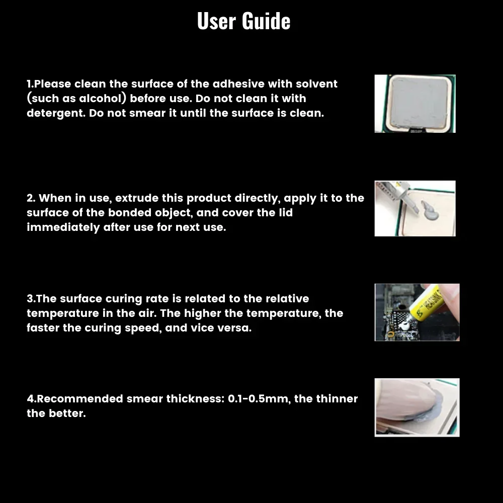 5g Thermal Paste Heat Conductive Glue Heatsink Plaster Viscous Adhesive For Chip VGA RAM LED IC Cooler Radiator Cooling Sealers