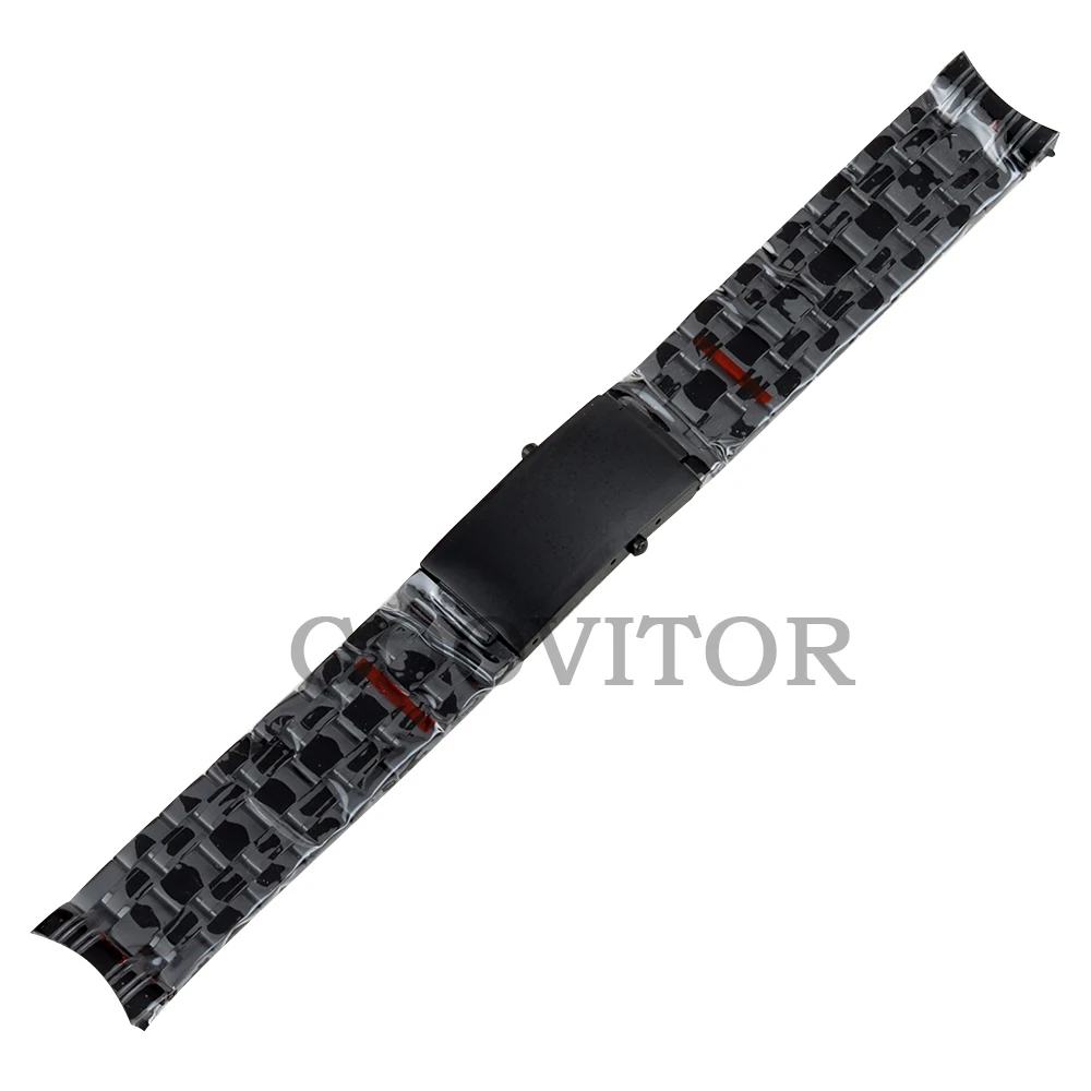 Watchbands 20mm Width Stainless Steel Folding Buckle Suitable For Seamaster 300 Case Hight Quality Bracelets Watch Accessories