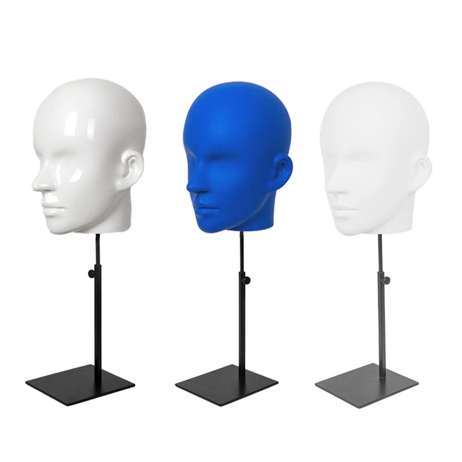 

Men Manikin Head Hats Wig Display Stand for Home Salon Hairdresser Training