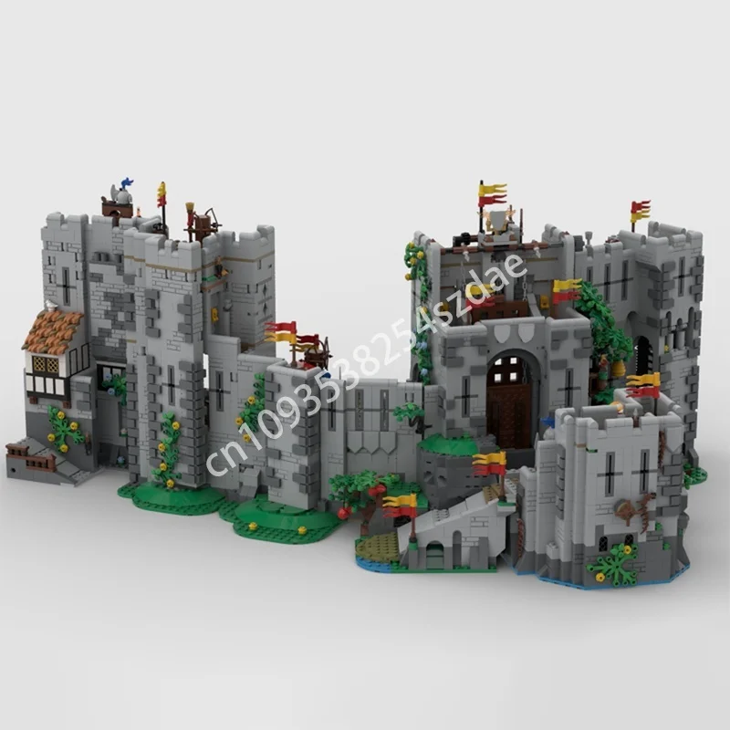 

6603pcs MOC Lion Castle Knightseded Model Building Blocks Architecture Christmas Gifts DIY Toys Creative Education Birthday