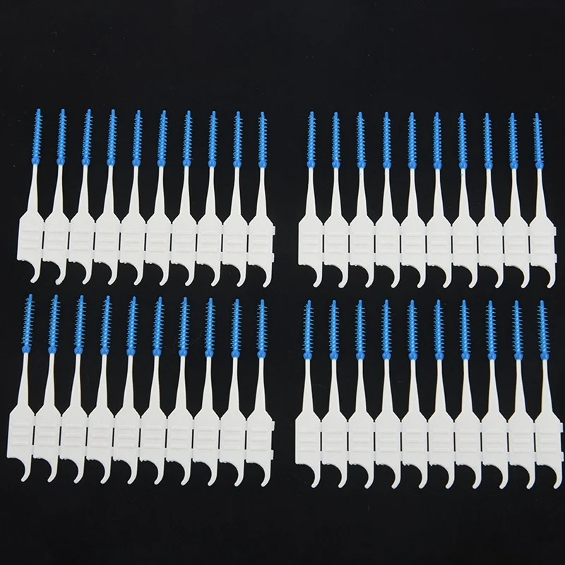 Palillos de dientes de piezas, cepillo Interdental, 240