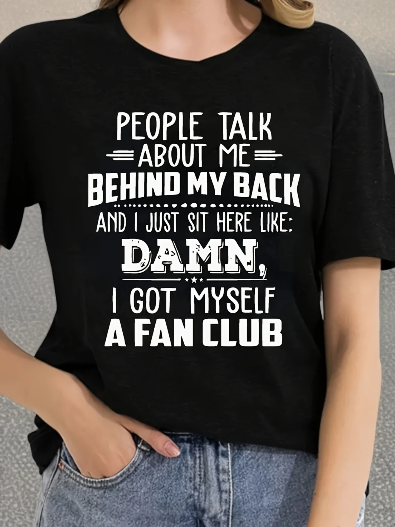 

Женская шикарная футболка, удобная, модная, повседневная, с короткими рукавами, круглым вырезом, топ для повседневного ношения