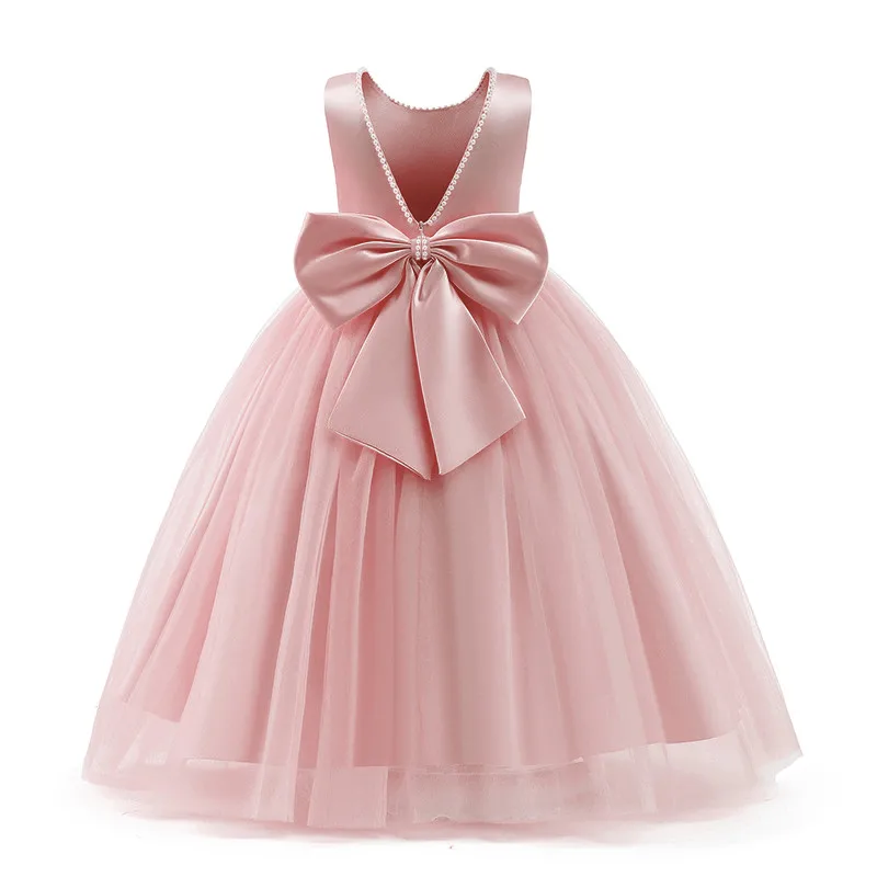 Girl Party Dress Long Evening Kids Girl Birthday Formal Wear Flower Girl Bridesmaid Gown Wedding Formal Dresses Long Frocks