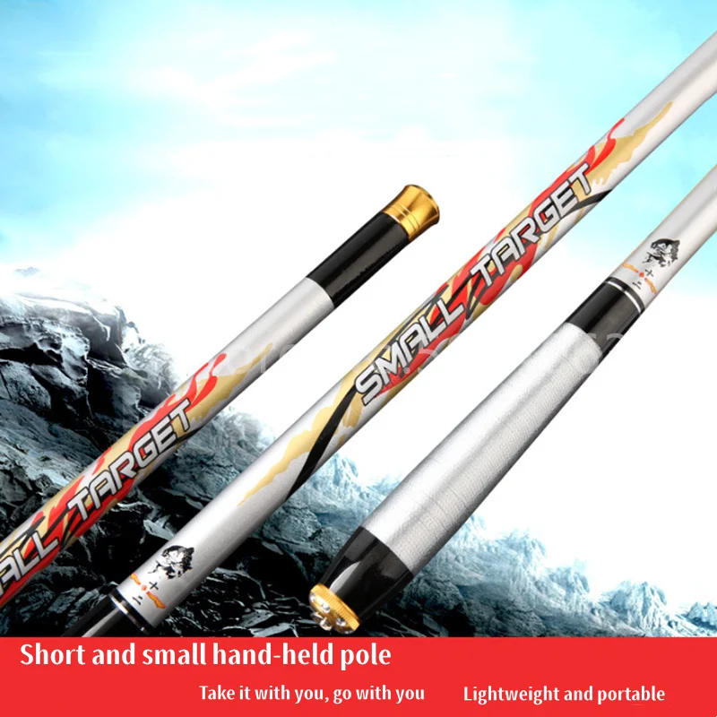 

1.5m-6.3m Portable Mini Telescopic Fishing Rod Ergonomic Design Carbon Fiber Fishing Pole Fishing Gear