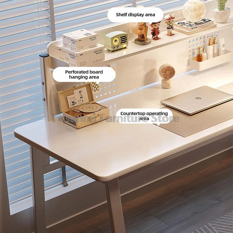 심플한 테이블과 의자 세트, 화이트 게이밍/학습용 책상(수납 포함), 모던 컴퓨터 책상 및 의자 세트, 가정용 가구