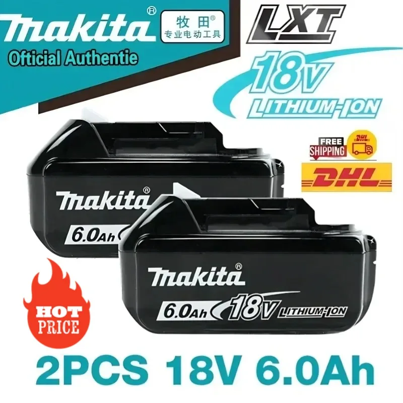 

Makita 18V Battery 6.0Ah original Replacement Lithium battery for Makita tool BL1830B BL1850B BL1850 BL1840 BL1860 BL1815 DTW700