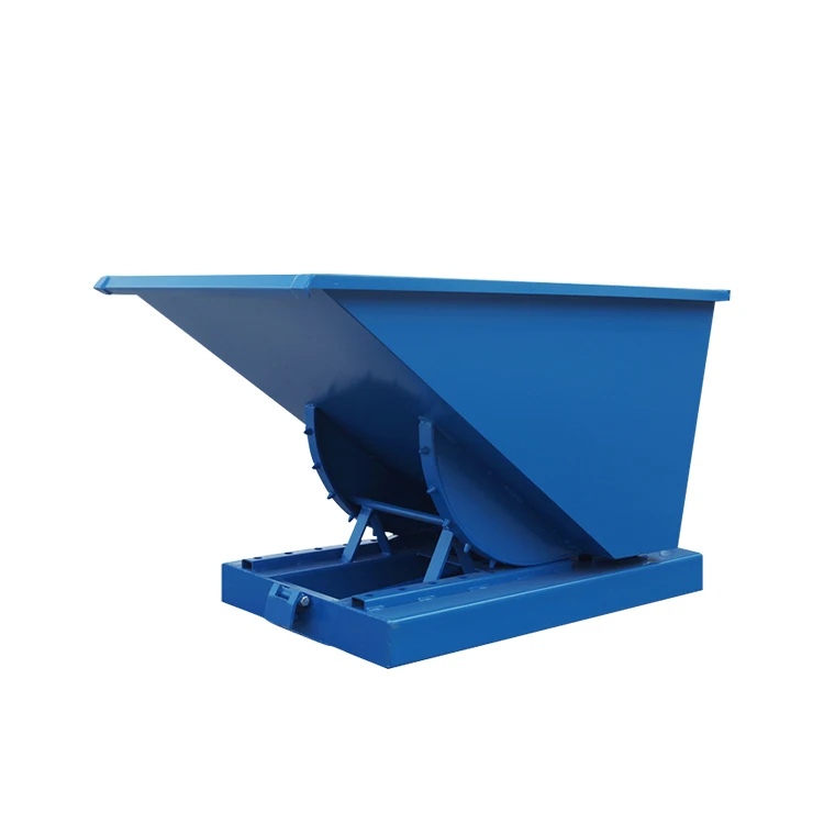 Self Tippers Bins Tipping Skips Waste Treatment Forklift Tipping Recycle Bin Steel Waste Collection Bins