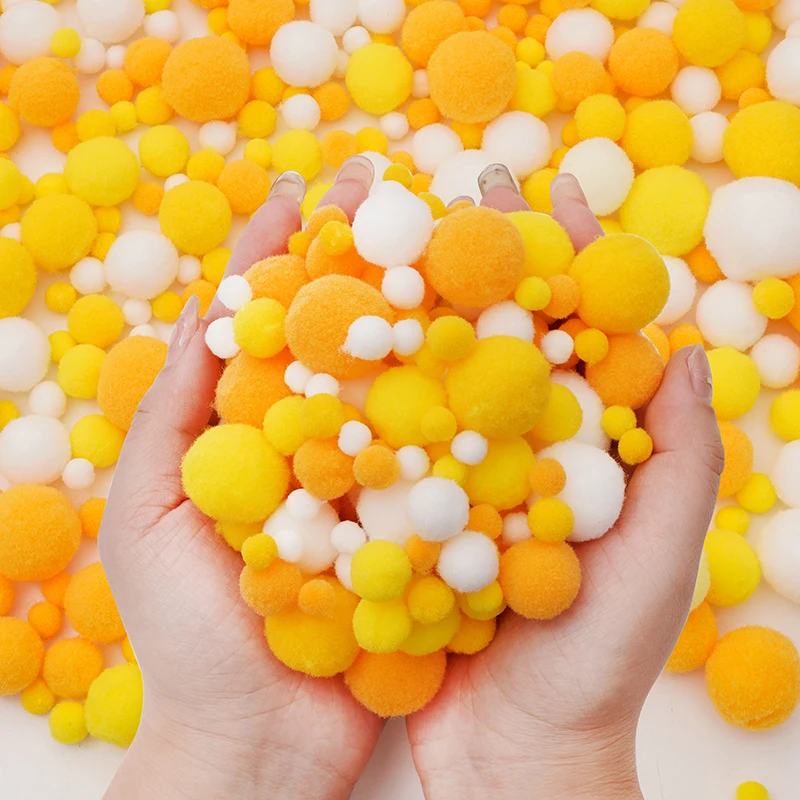 20-200 قطعة 0.8/1/1.5/2/2.5/3 سنتيمتر الكريات الناعمة الملونة رقيق أفخم اليدوية Craft بها بنفسك الحرفية بوم بوم الكرة مواد الديكور المنزل الاطفال اللعب