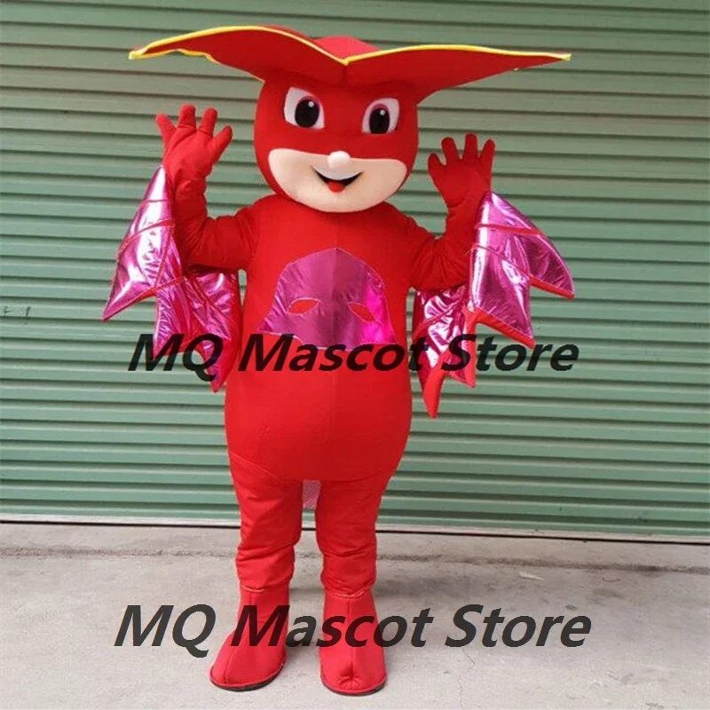 Anime Owl Girl Mascot Costumes Red Mask Girl Cosplay Costume Birthday Custom Furry Apparel Character Fancy Dress Mask Party