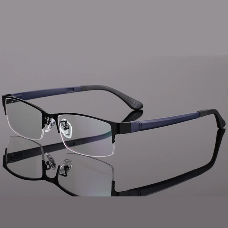 Spectacle Frame Men Eyeglasses Nerd Computer Prescription Optical For Male Eyewear Clear Lens Glasses Frame 8053