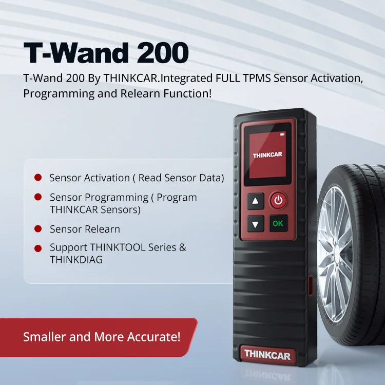 THINKCAR T-Wand 200 TPMS tools Universal TPMS tool activate OE 315/433MHz sensors work with THINKDIAG THINKTOOL THINKTOOL series