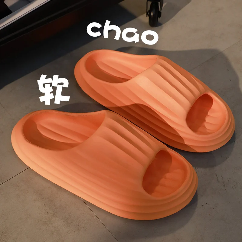 Soft Thick Sole Slippers For Women Summer Indoor Home Slipper Man Couples In Bathroom Shower Sandals Anti-skid Flip Flops