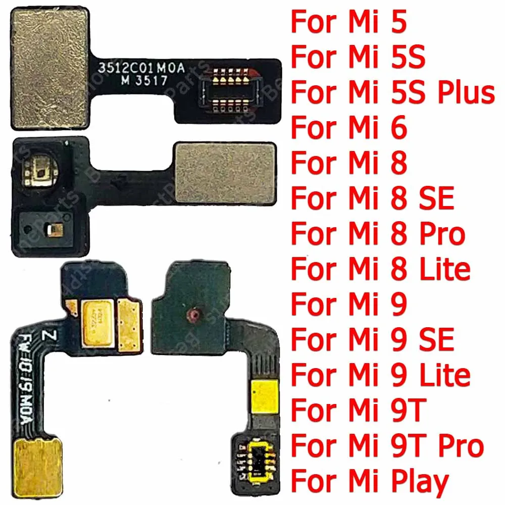 

Для Xiaomi Mi 9 Lite 9T Pro Play 5 5S Plus 6 8 SE расстояние окружающий фонарик ленточный разъем гибкий кабель датчик приближения