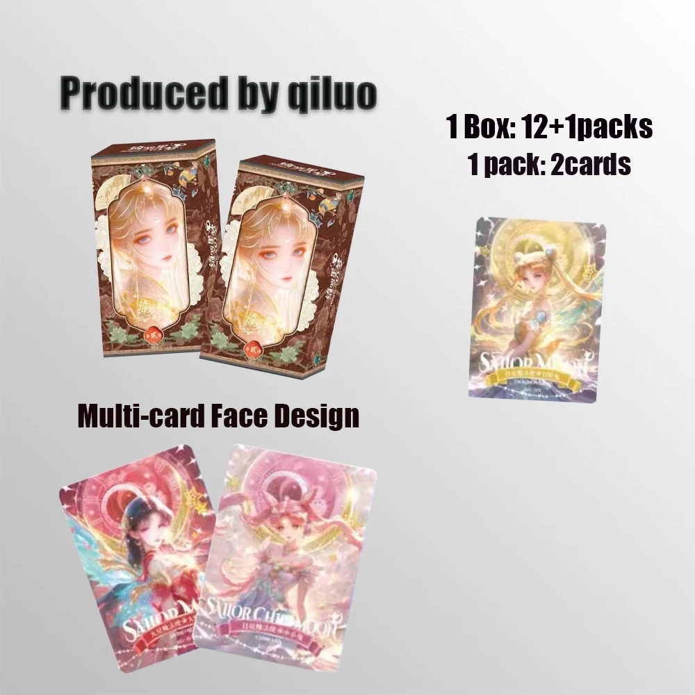 

New Sailor Moon Anime Collection Cards Tsukino Usagi Luna Takeuchi Fantasy Rare Character Magic Eternal Crystal Toy Gifts