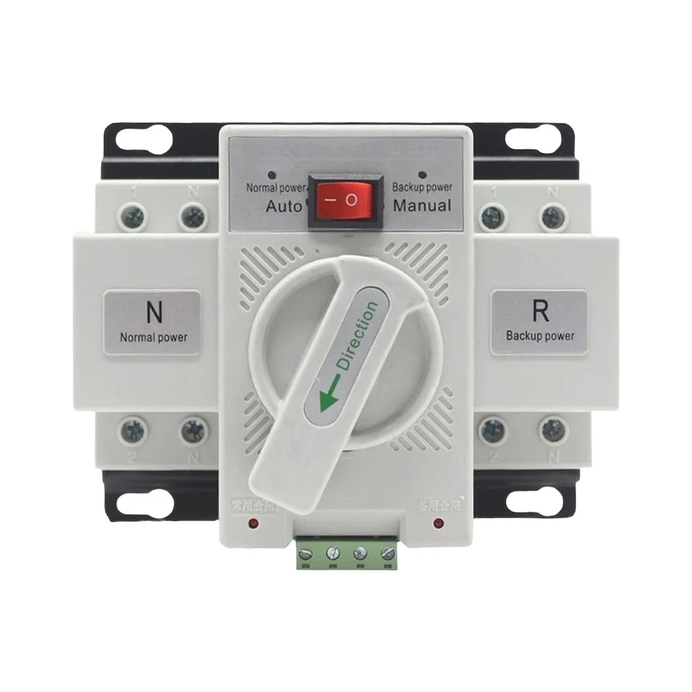 For mini Circuit Breaker Ready Automatic Transfer Switch 2P 63A 220V Dual Input Support Ensures Continuous Power Delivery