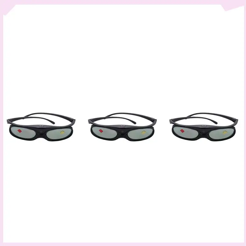 B24B 12 PCS Active Shutter 3D Glasses For DLP Link Compatible 96-144HZ With Optama /Acer/Benq /Viewsonic/XGIMI DLP