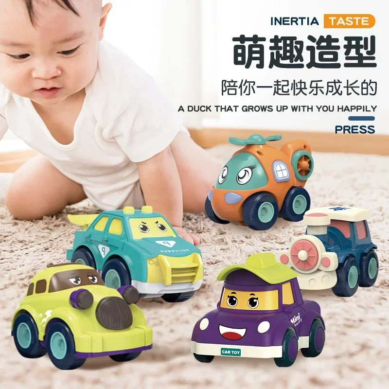 Boy Cool Car Toys Mobile Machinery Shop Construction Vehicle Fire Truck Taxi Police Model Baby Mini Cars Children Gifts