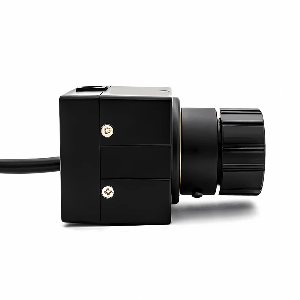 Câmera USB de alta velocidade WGWK 1080P HD MJPEG 60FPS UVC Plug Play Webcam com 16mm 21 °   Lente CS para sistema de visão de máquina de balanço de golfe