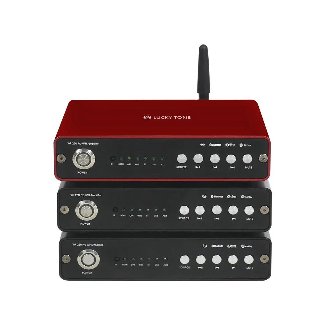 M Mini 2-Channel Digital Audio Amplifier Smart Multi-Room Class D Wifi Receiver Digital Amplifier
