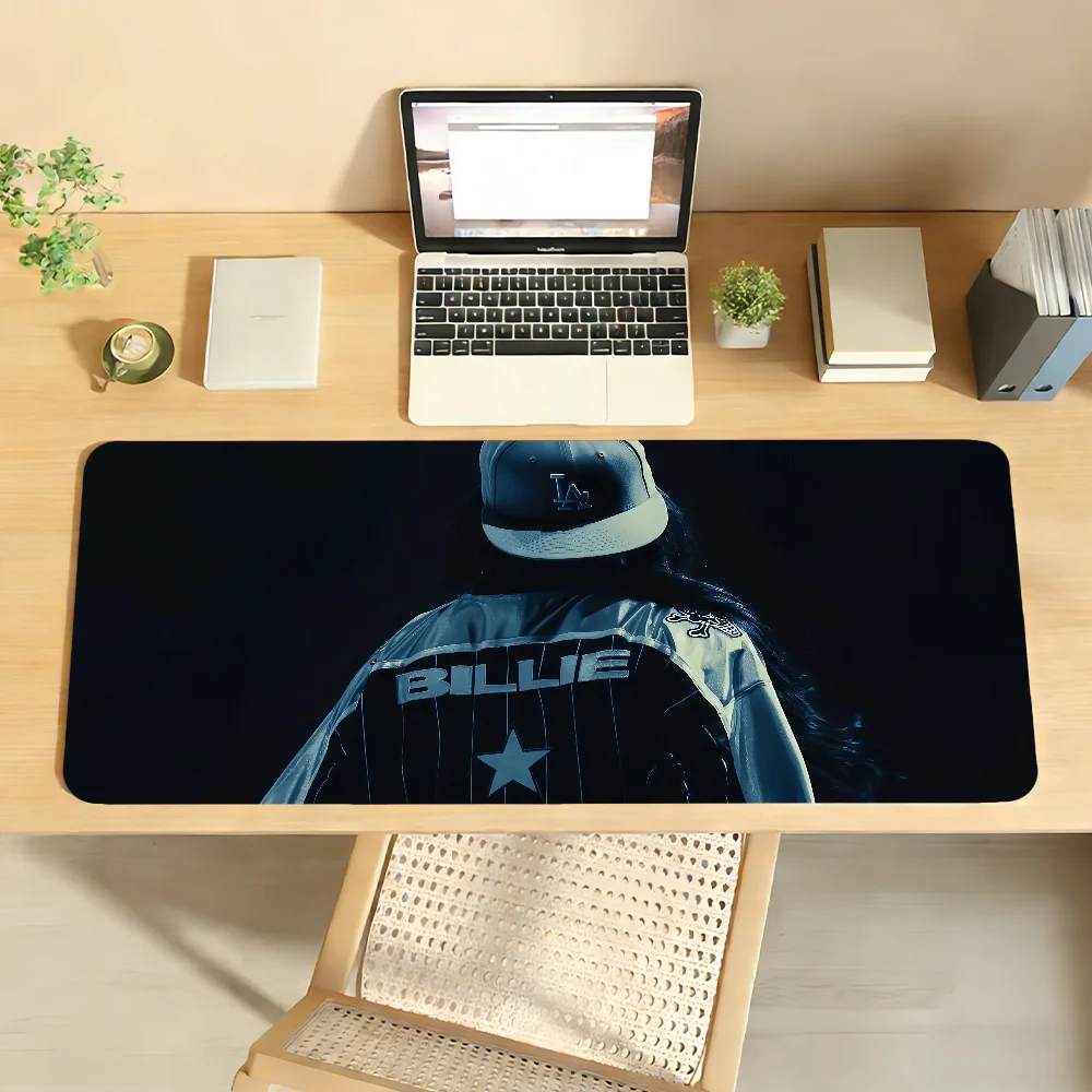 Singer B-Billie E-Eilish Mouse Pad Computer Laptop Rubber Non-slip Mouse Mat Mousepad Gamers Decoracion Desk Mat
