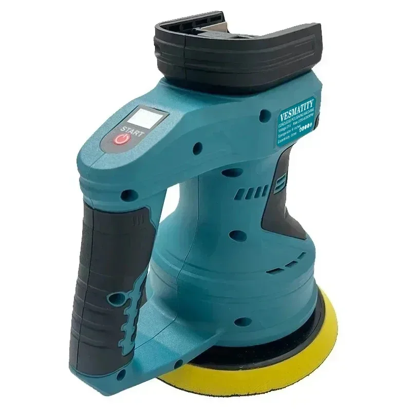 VESMATITY 8 Gears Cordless Polisher Rechargeable Car Buffer Polisher Machine Electric Rotary Tool For Makita 18V 20V Battery Pin - view 2