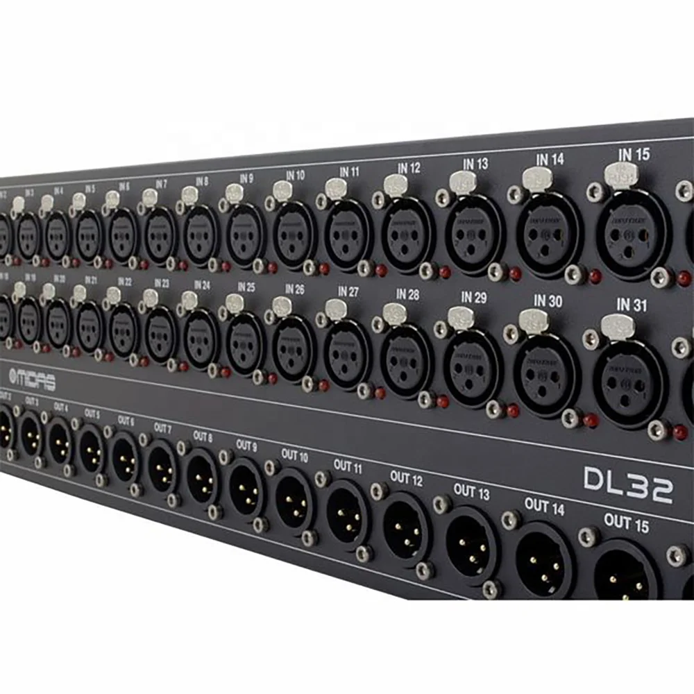 

Midas DL32 Stage Box 32 Inputs 16 Outputs Pa Sound System Music Equipment Digital Stage Box for Midas M32 Digital Mixer