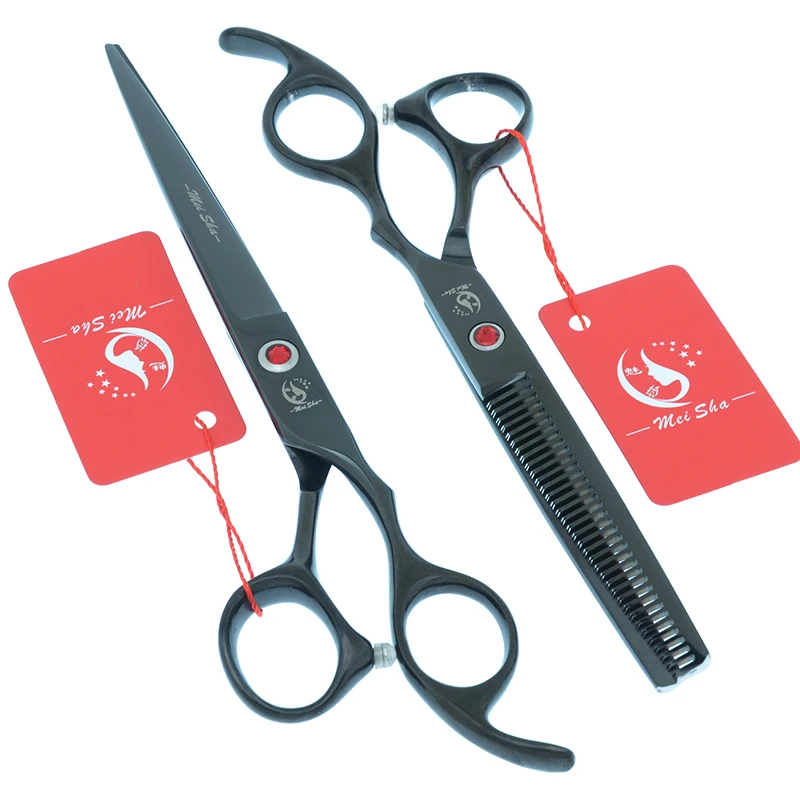 Meisha 7 inch Barber Hairdressing Cutting Thinning Scissors Japanese Steel Salon Hair Shears Professional Haircut Tools A0131A