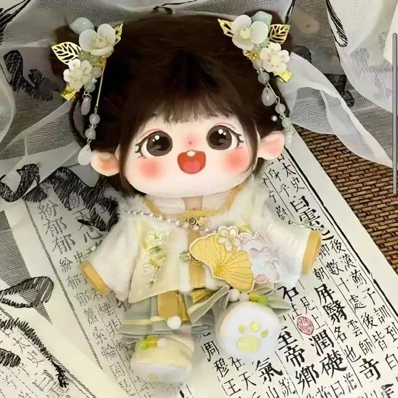 20-centimeter cotton doll clothing - Chinese modern-style Hanfu ancient-style series doll clothes - fresh and cute set view 5
