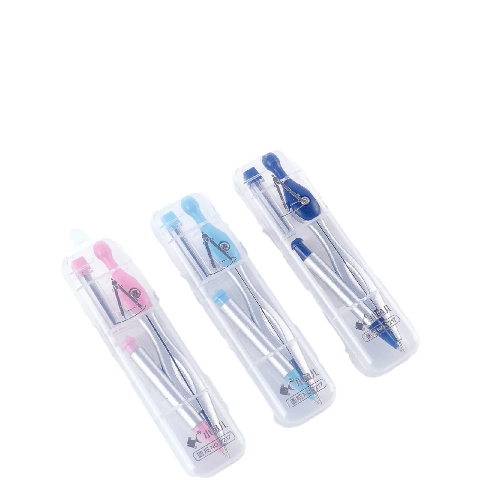 Metal Compass Student Drawing Pen Clamp Compass Multifunctional Compass Ruler Mathematical Drawing Tool Batch maths set