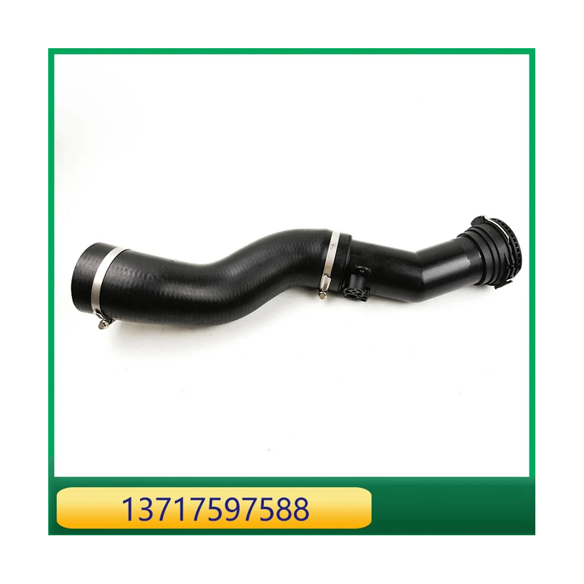 Tube de tuyau de conduit de refroidisseur intermédiaire de voiture, BMW F20, F30, 116I, 118I, 320I, N13, 13717597588