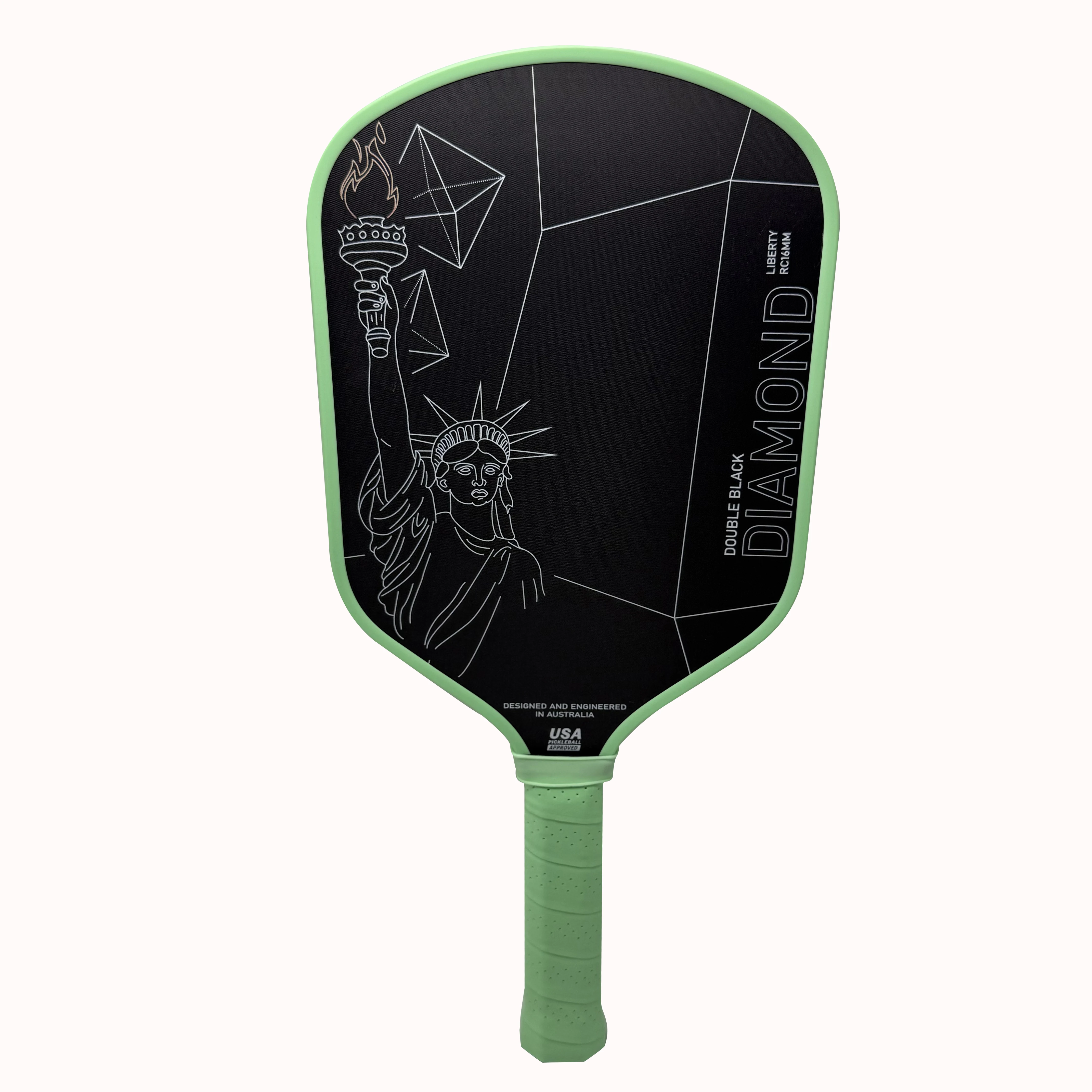 

USAPA Standard Approved Double Black Diamond liberty RC 16mm Thermoforming Pickleball Paddle