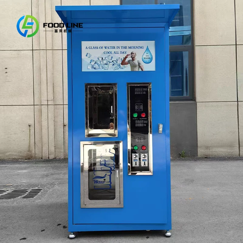 High-efficiency purified water 160 liters/hour community water vending machine