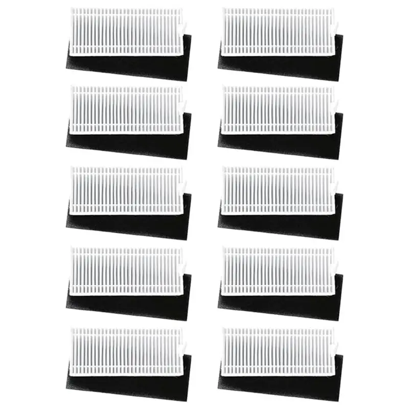 

ABZL 10 шт. HEPA-фильтры для Tikom G8000 / G8000 Pro, для Honiture G20, для Laresar Evol 3, запасные части для роботов-пылесосов, фильтры