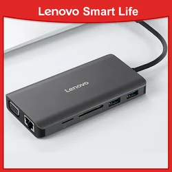 Lenovo Type-C expansion dock HDMI/VGA adapter RJ45 network port for Apple Thunder 3 card reader LX0801 X270  This business