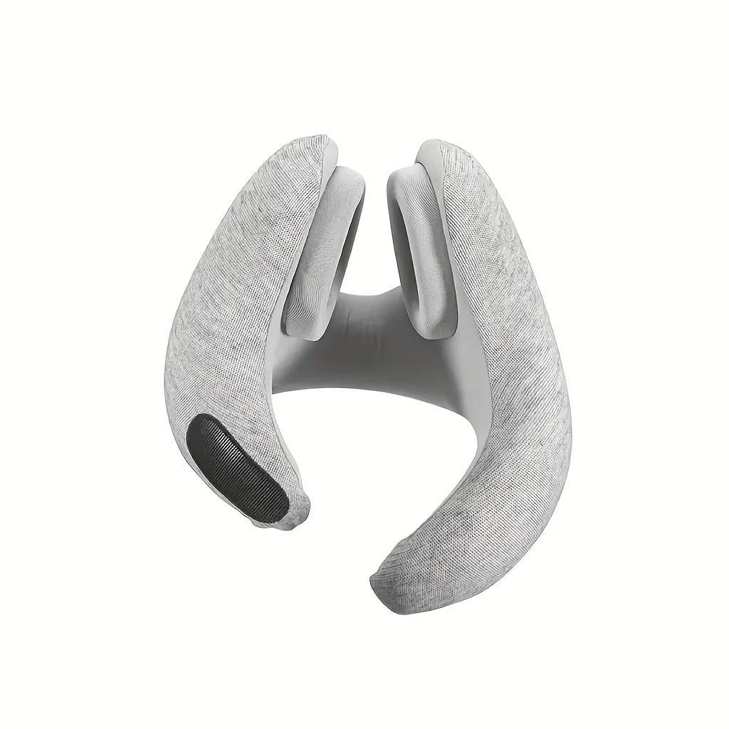 

Portable Ergonomic U-Shaped Travel Pillow with Noise Reduction & Neck, Adjustable Neck Pillow for Airplane, Office Car Naps