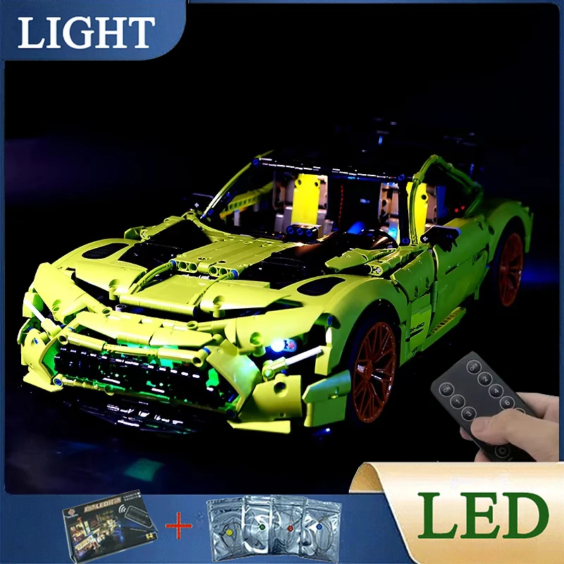 

RC DIY LED Light Kit For LEGO F10001 Technical Sports Car Building Block Set ( Only LED Light,Without Blocks Model)