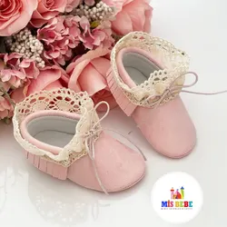 Scarpe da bambina scarpe da presepe morbide in cotone di qualità di moda primavera invernale personalizzata alta qualità